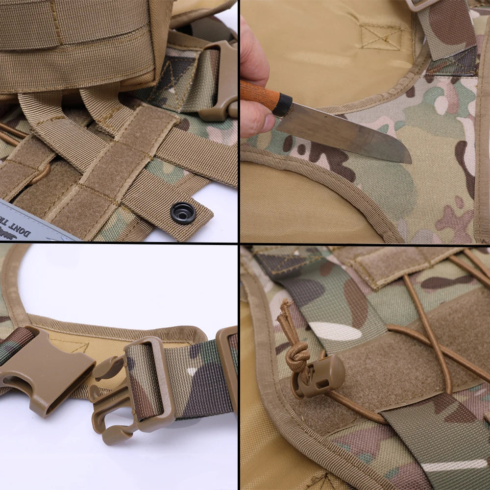 Tactical Dog Harnesses Pet Training