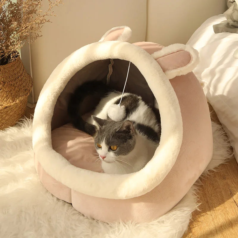 Pet Bed Foldable Removable Washable Pet Sleeping Bed