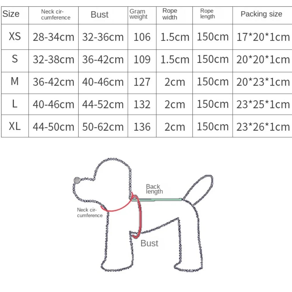 Cartoon Cute Pet Harness