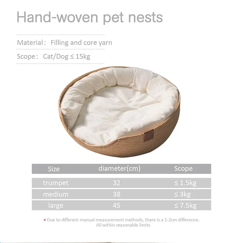 Pet Bed Soft Cat Kennel Dog & Beds