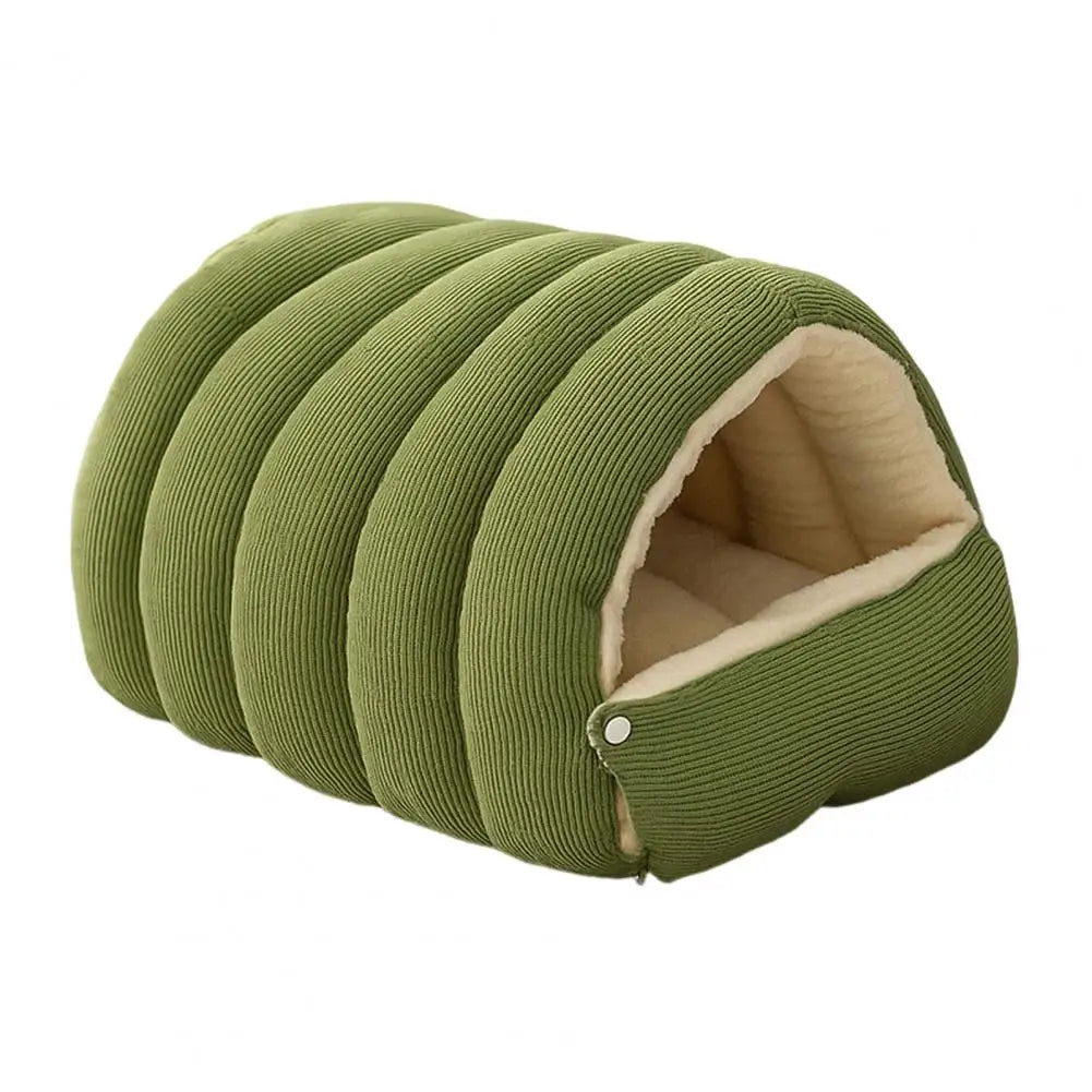 Dogs & Cats Soft Fleece Bed with Removable Washable Cover Cozy Cave