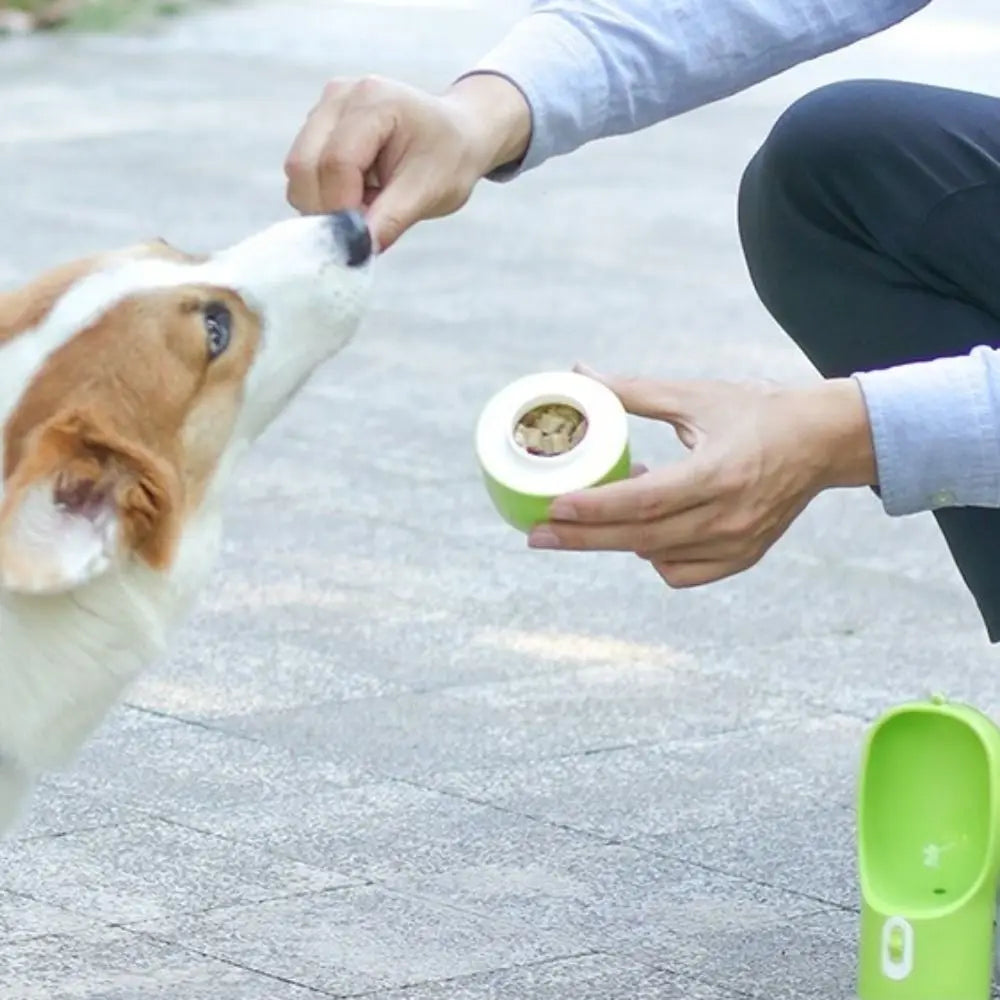 Pet Supplies 2-in-1 Pet Water Bottle Portable Plastic